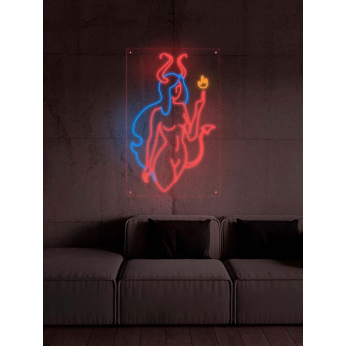 Demon Sexy Girl Neon Sign