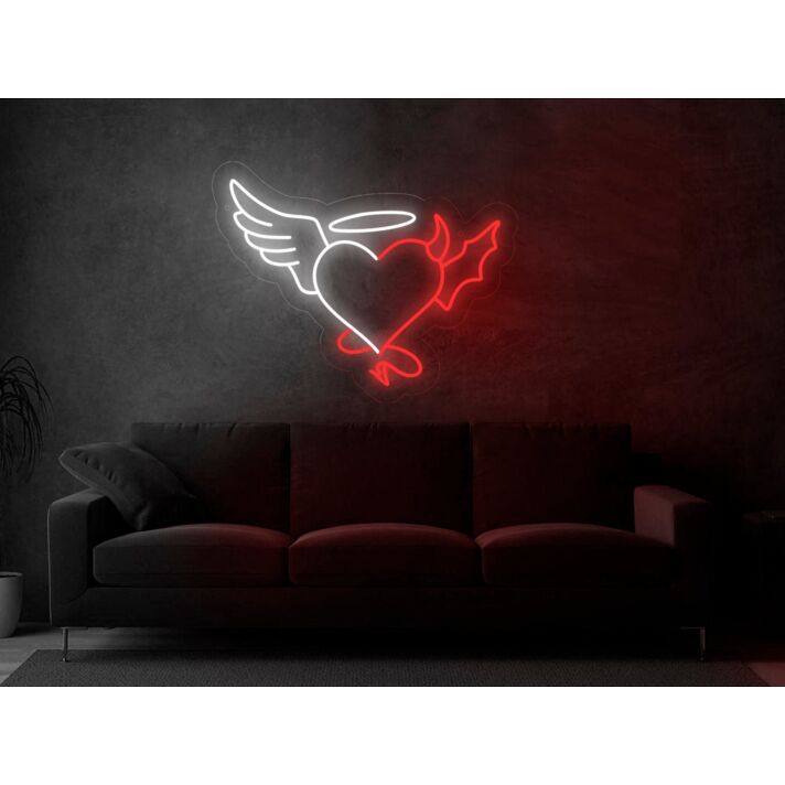 Angel And Devil Neon Sign