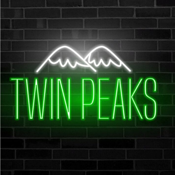 Twin Peaks Neon Sign