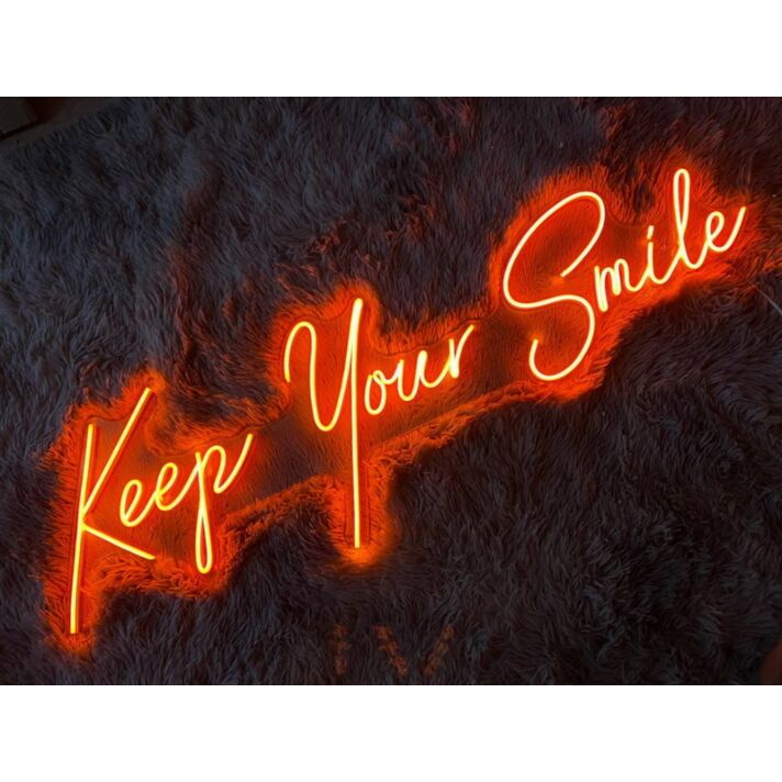 Keep Your Smile Neon Sign