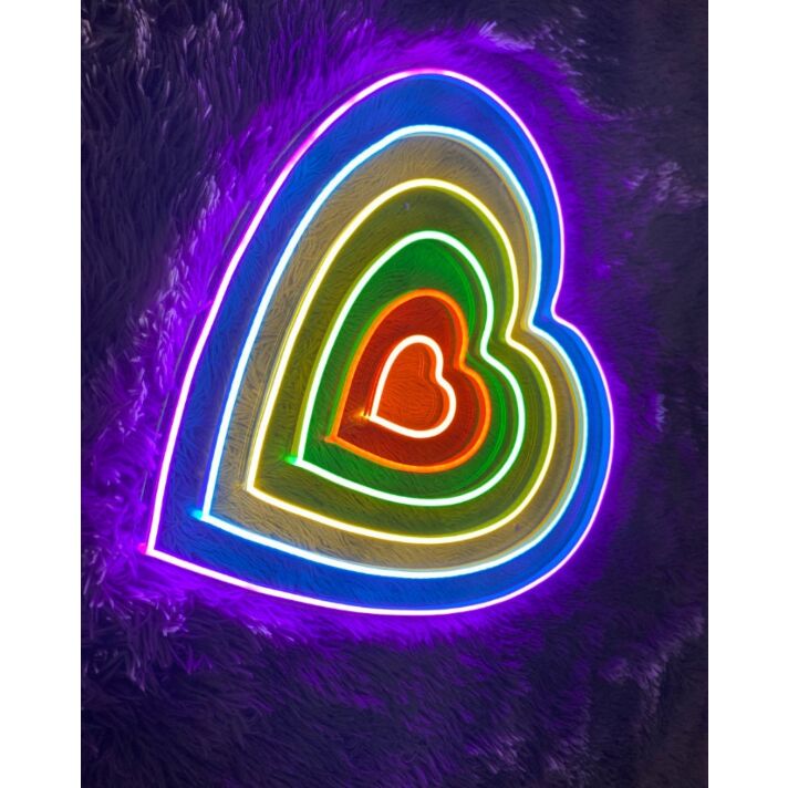 Infinity Heart Neon Sign