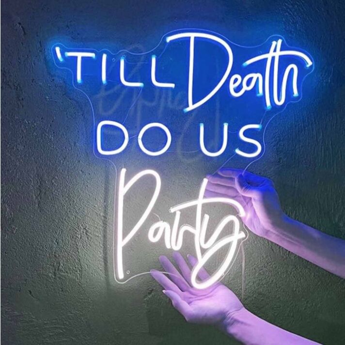 Til’ Death Do Us Party Led Neon Sign