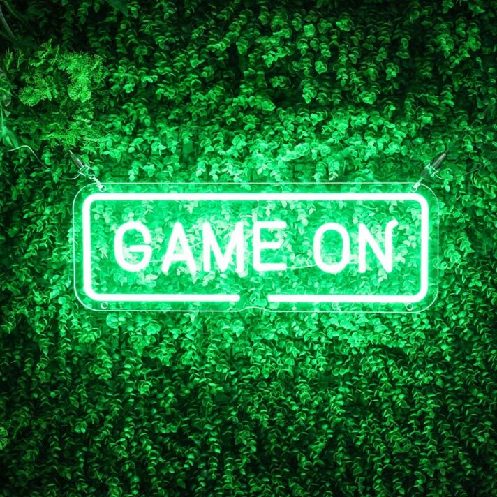 Game On Neon Sign