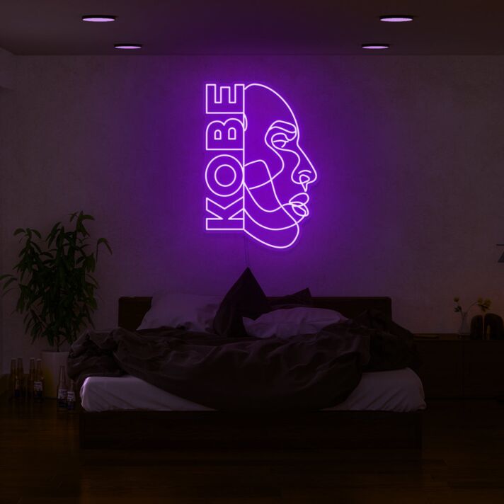 Kobes Face Neon Sign