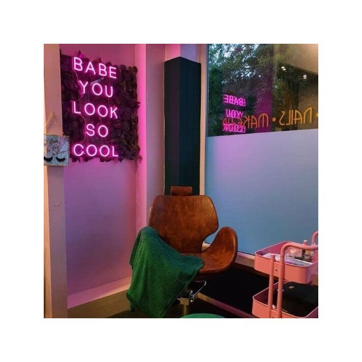 Babe You Look So Cool Neon Sign