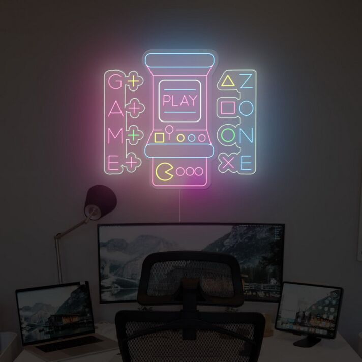 Game Station Neon Sign