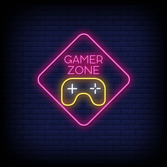 Gamer Zone Neon Sign