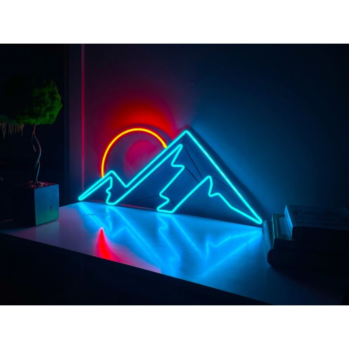 Mountain Neon Wall Art – Bedroom Neon Sign