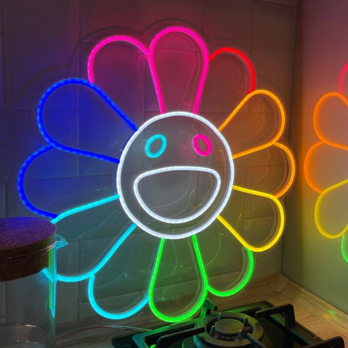Flower of Takashi Murakami – Led Neon Sign