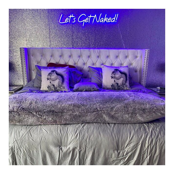 Lets Get Naked Neon Sign