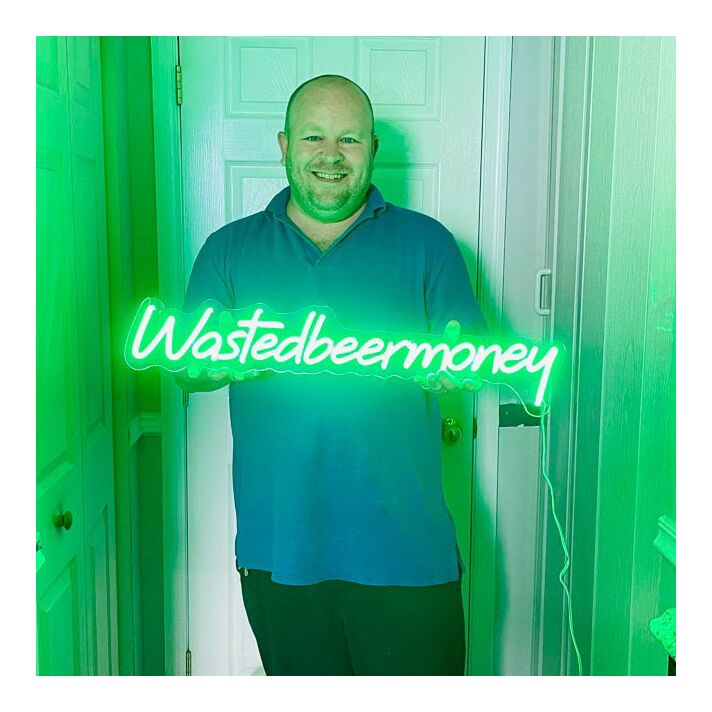 Wastedbeermoney Neon Sign