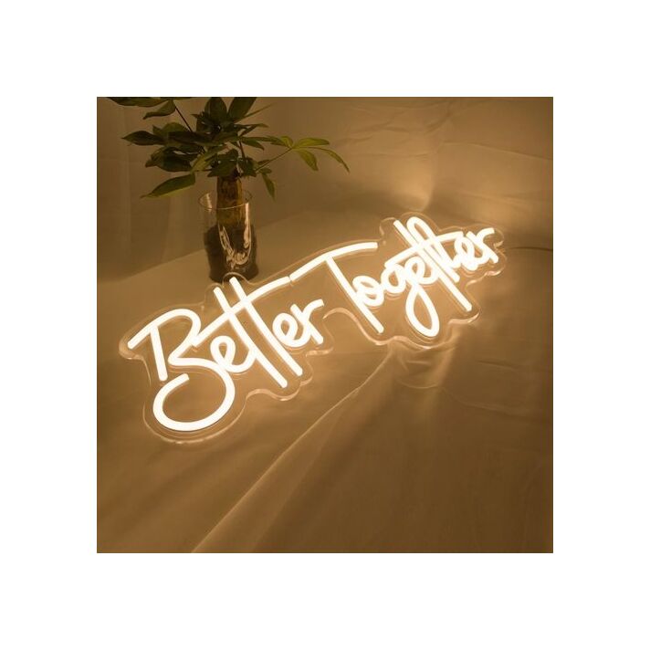Wedding Parties Better Together Neon Sign