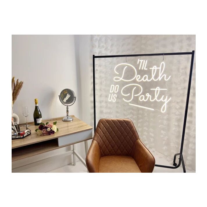 Til Death Do Us Party Neon Sign