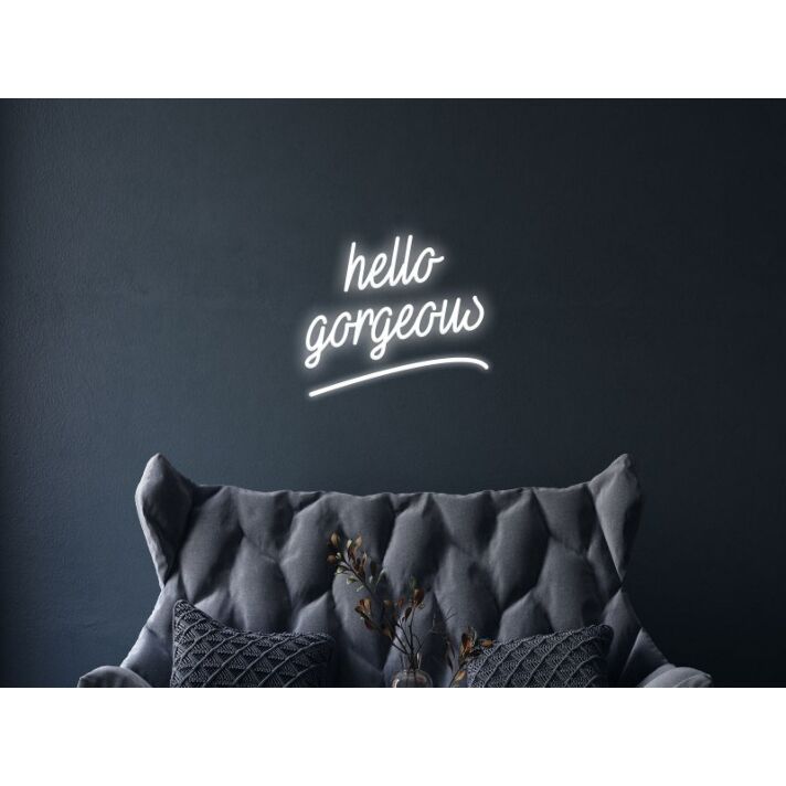 Hello Gorgeous Neon Sign
