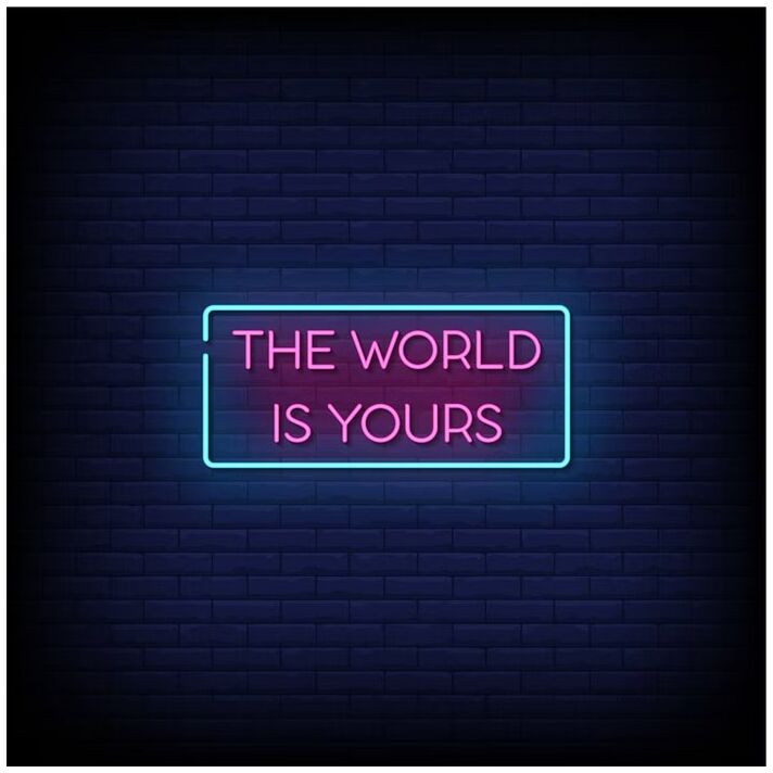 The Word Is Yours Neon Sign