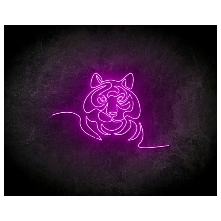 Neon Tiger Sign Led Neon Light Art