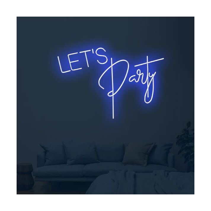 Lets Party Neon Sign Led Neon Lights Art Decoration For Party Room