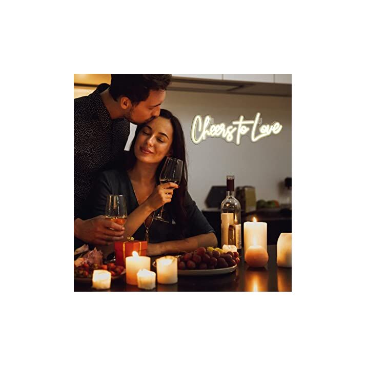 Cheers To Love Neon Sign
