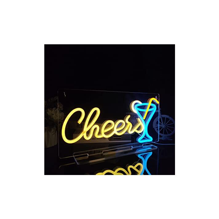 Cocktail Cheers Neon Light