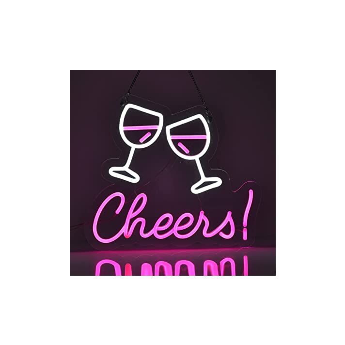 Cheers To Wine Neon Light