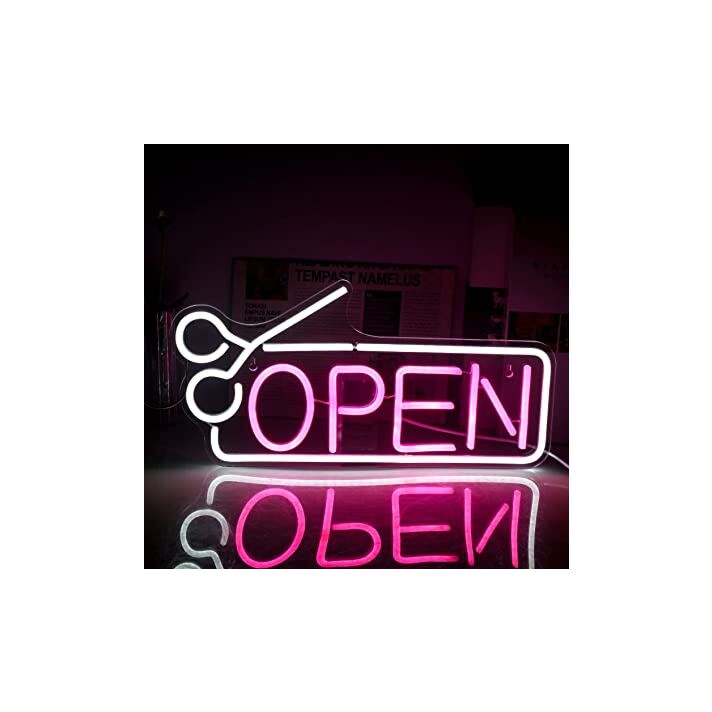 Open Neon Sign Led Sign Barber Neon Light