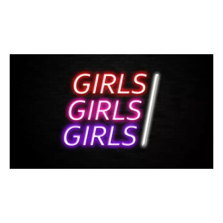 Girls Girls Girls Neon Lamp Neon Sign