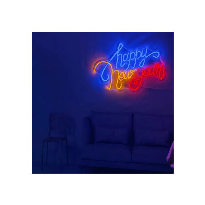 Happy New Year Led Wall Room Neon Sign
