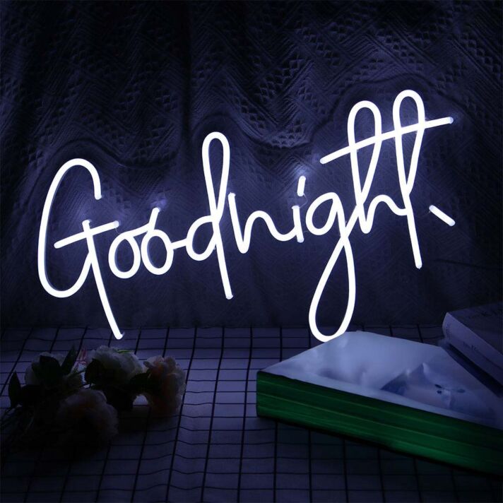 Goodnight Neon Sign