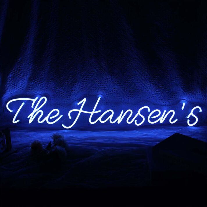 The Hansen's Neon Sign