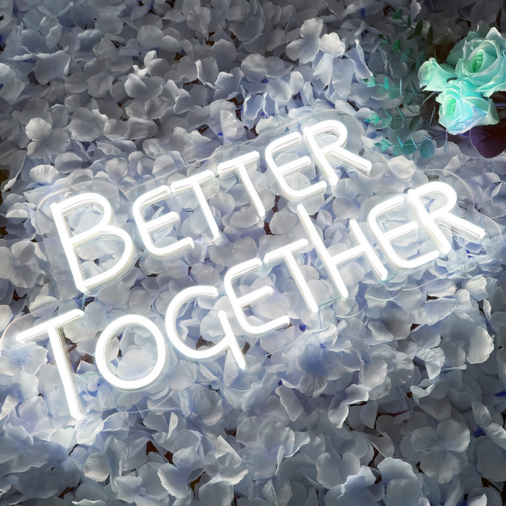'Better Together' Neon Sign