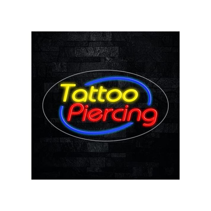 Tattoo Piercing led neon Sign LED Light Sign