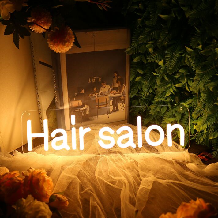 Hair Salon Neon Sign