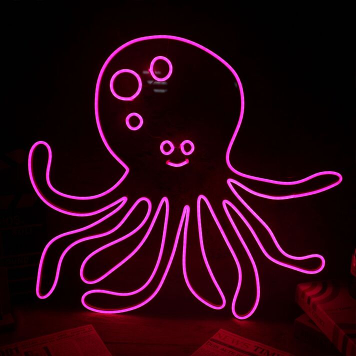 Octopus Neon Sign