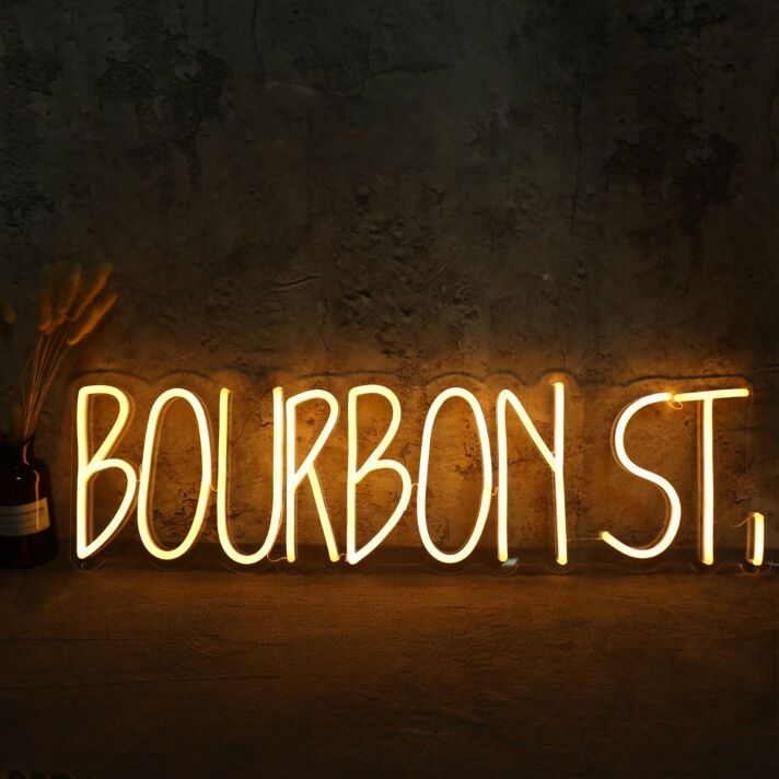 BOURBON ST Neon Sign