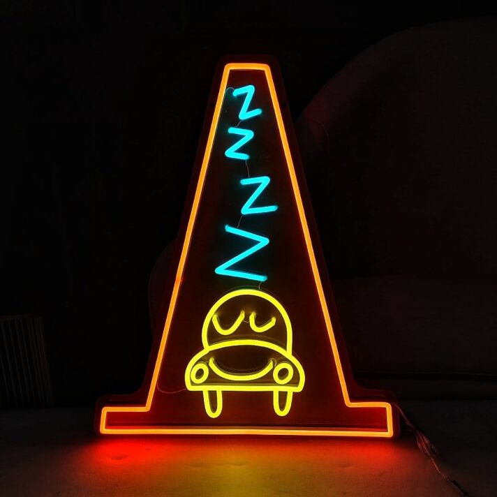 Sleepy Cone LED Neon Sign