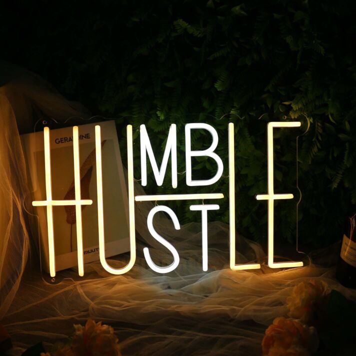 Humble Hustle Neon Sign