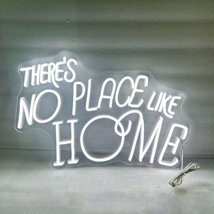 Theres No Place Like Home V2 LED Light Sign