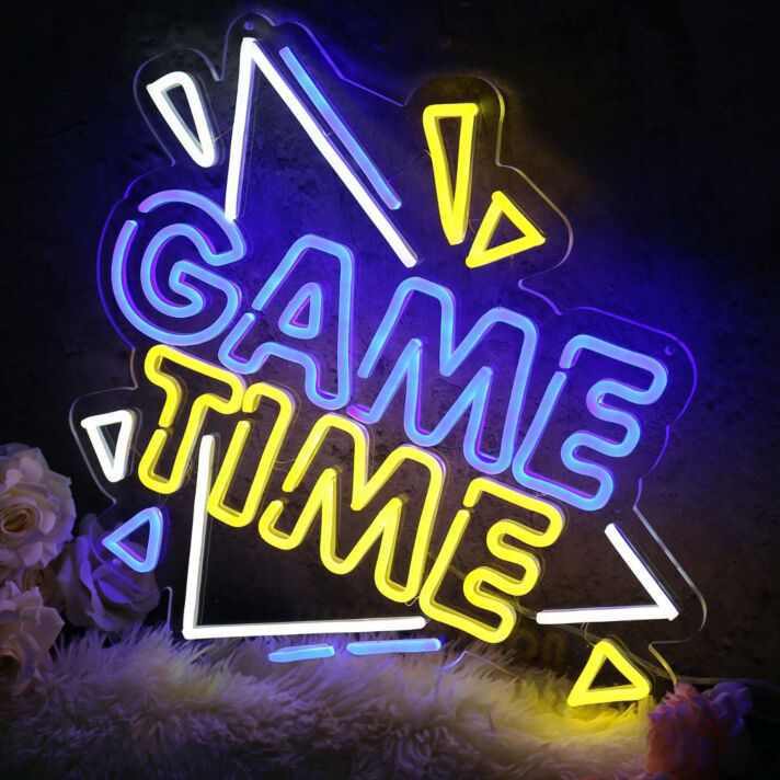 GAME TIME Custom Neon Sign