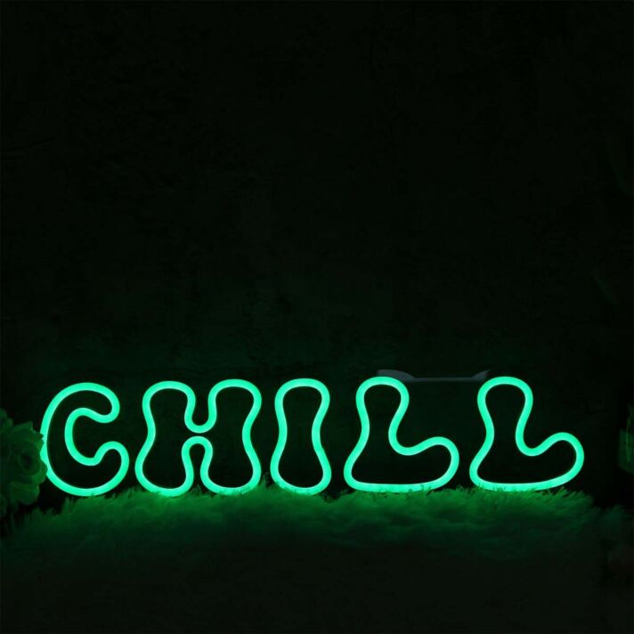 Chill Green Custom Neon Sign