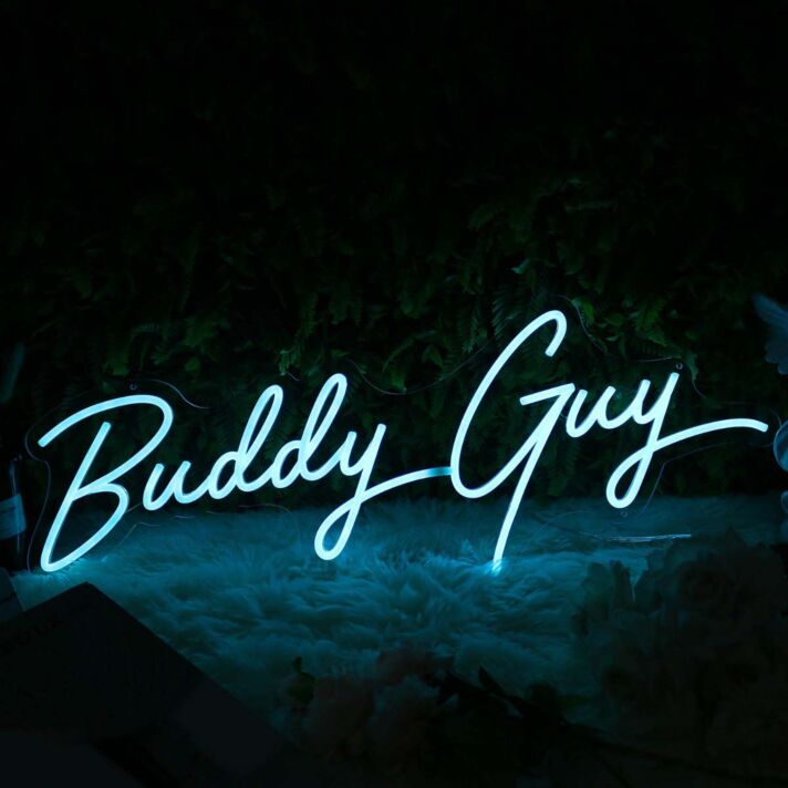 Buddy Guy Blue Neon Sign