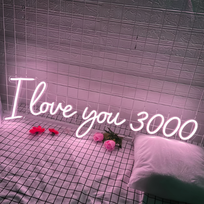 Eternal Love 3000 Times Neon Sign