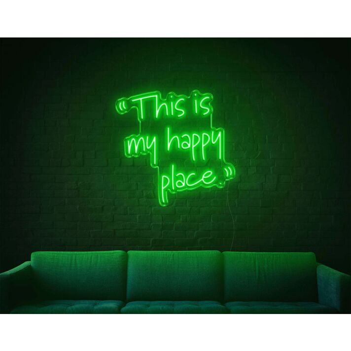 This Is My Happy Place LED Neon Sign
