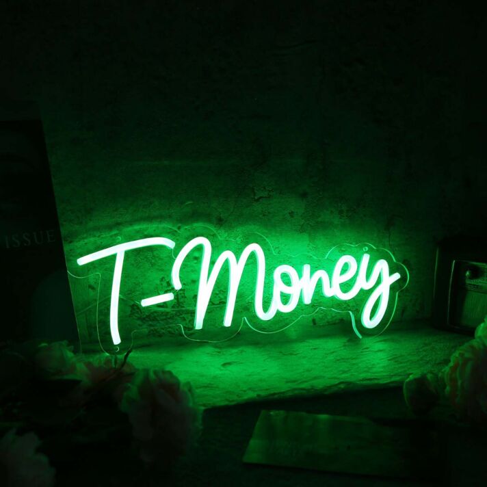 T-Money Green Neon Sign
