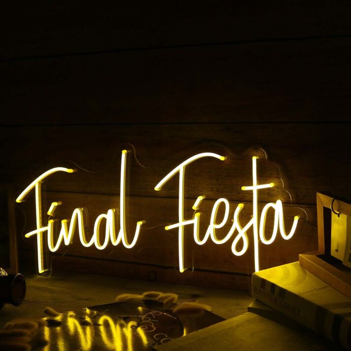 Final Fiesta Neon Sign