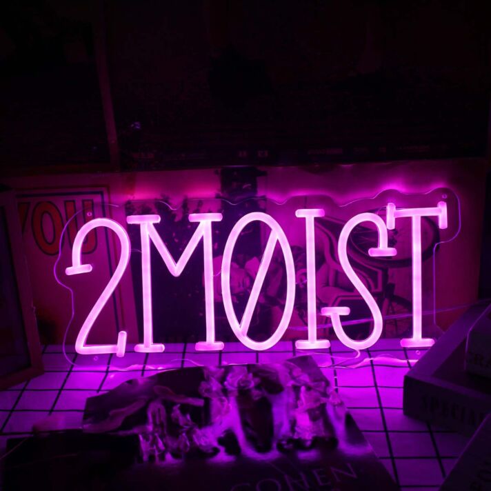 2Moist Pink Custom Neon Sign