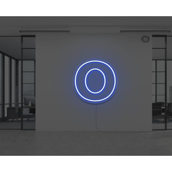 Neon Letter O