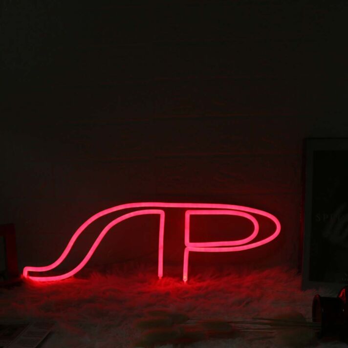IP Red Custom Neon Sign