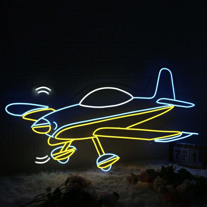 Vintage Plane Custom Neon Sign