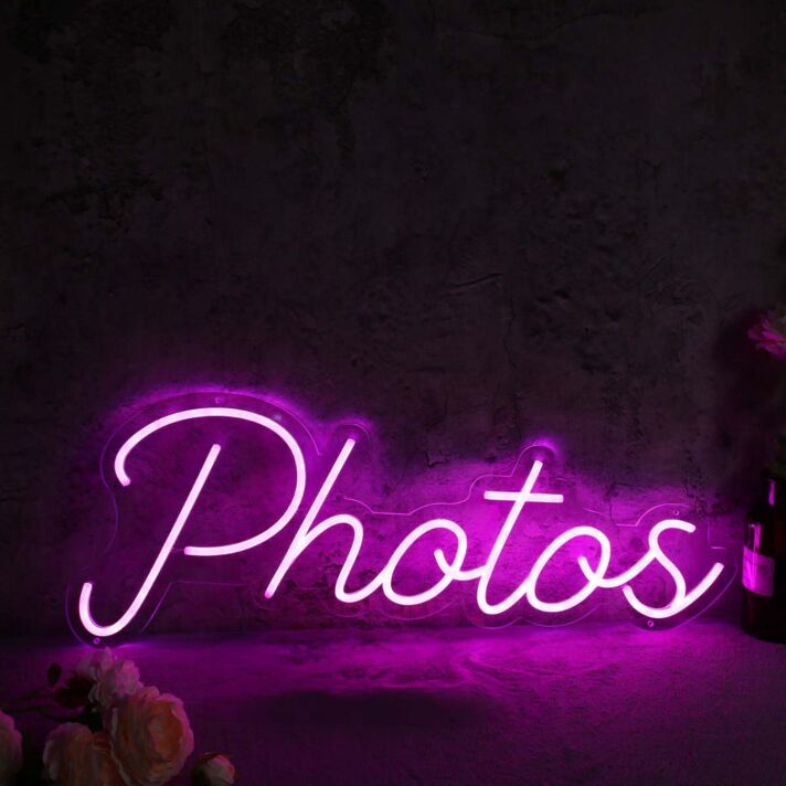 Photos Purple Neon Sign
