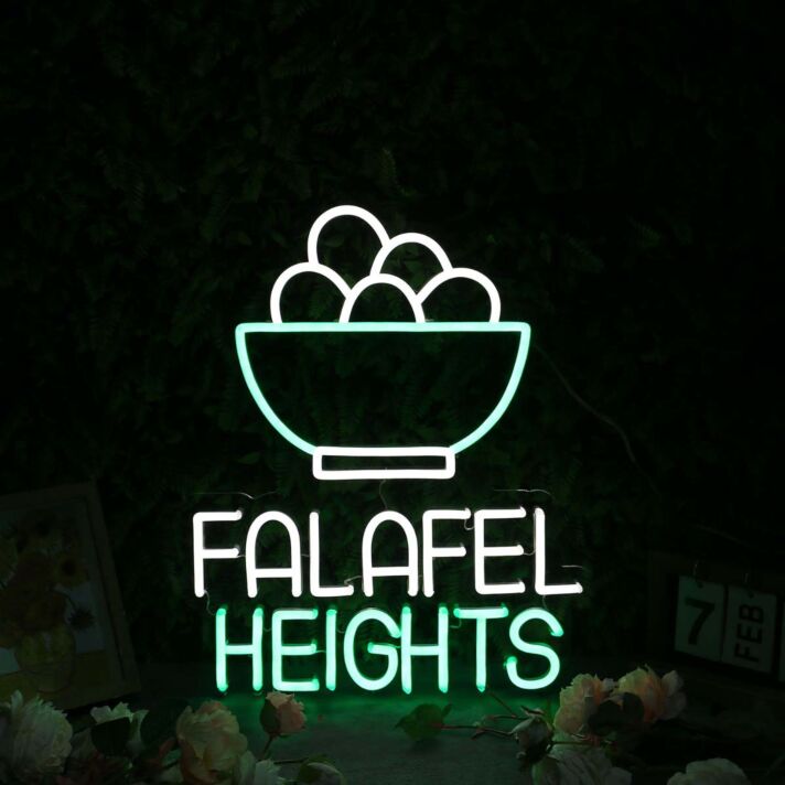 Falafel Heights Custom Neon Sign